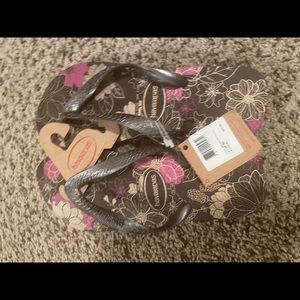 Vintage havanna flip flops